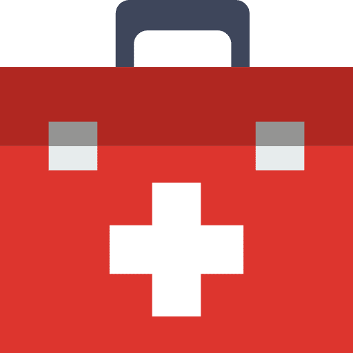 First aid kit first aid kit hospital health care icon