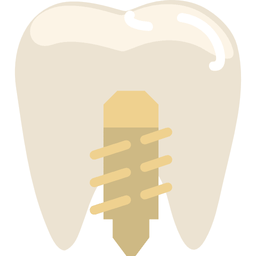 Implants medical teeth implants icon