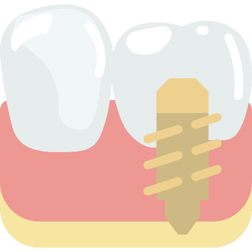 Implants mouth medical implants icon