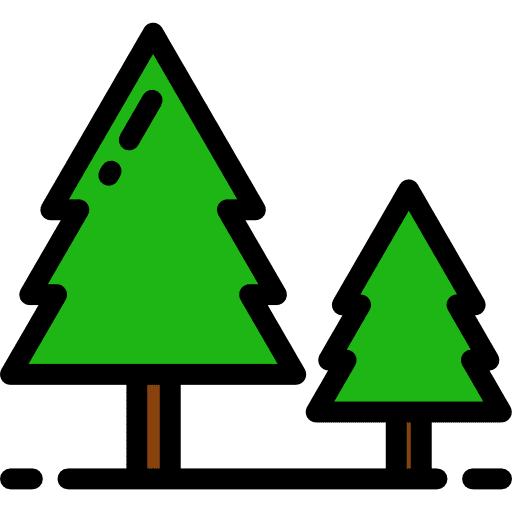 Forest landscape forest woods icon