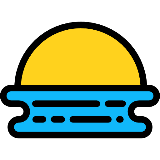 Sunset sunset landscape dusk icon