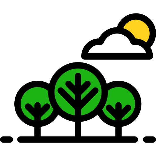 Tree garden fruit tree ecology icon