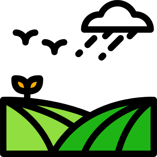 Fields field nature landscape icon
