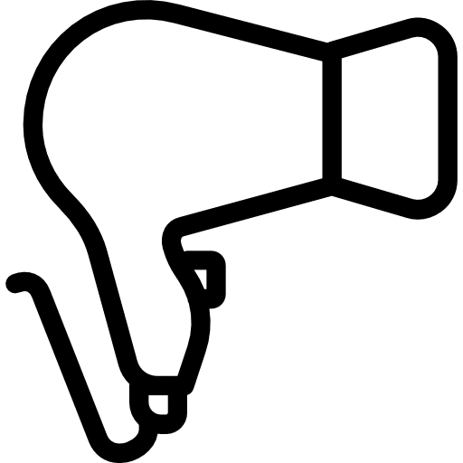 Hair dryer tools and utensils hair dryer beauty icon