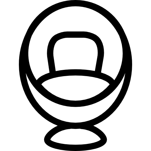 Chair comfortable chair office chair icon