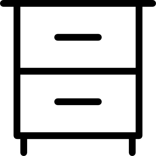 Cabinet archive document furniture and household icon