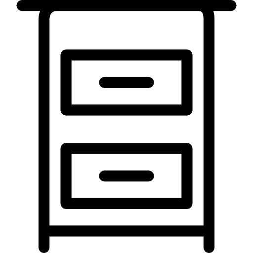 Cabinet storage filing cabinet archive icon