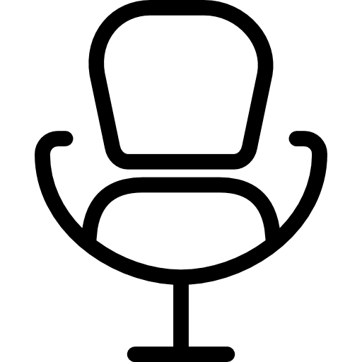 Desk chair desk chair desk furniture icon