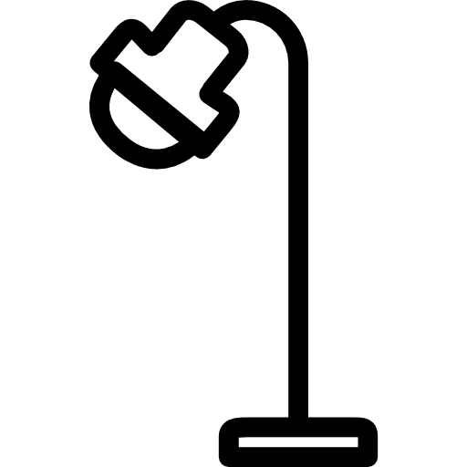 Lamp furniture and household illumination technology icon