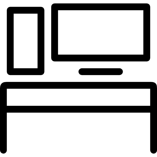 Office furniture and household chair studio icon