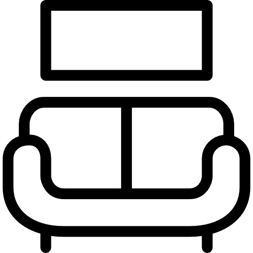 Sofa couch sofa relax icon