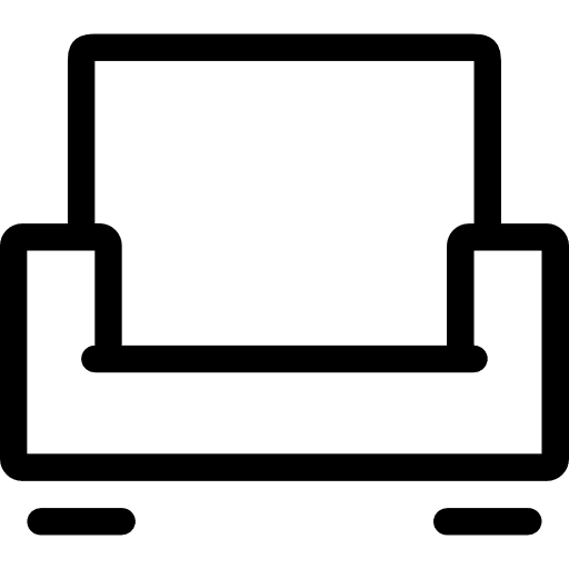 Sofa furniture and household relax rest icon