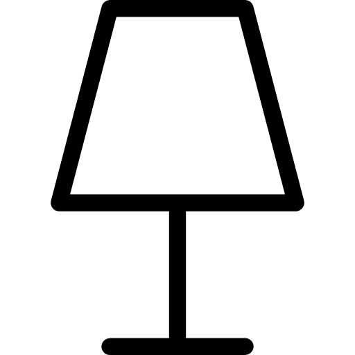 Table lamp bedroom table lamp light icon