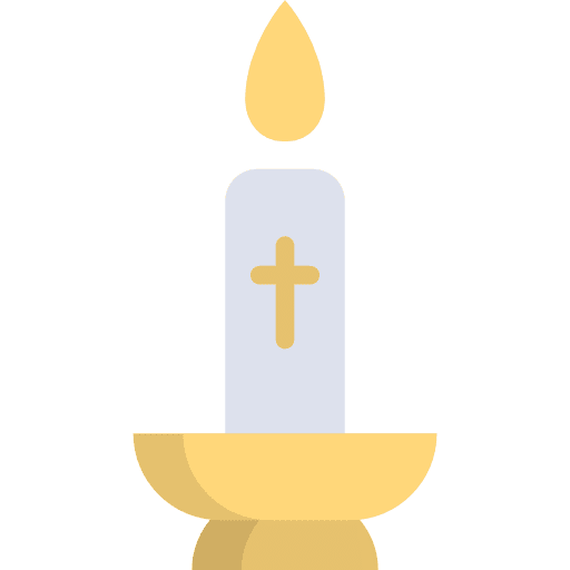 Candle light miscellaneous christmas icon