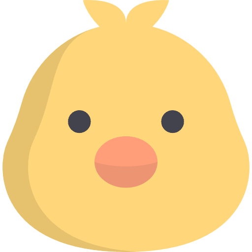 Chicken farming and gardening animals bird icon