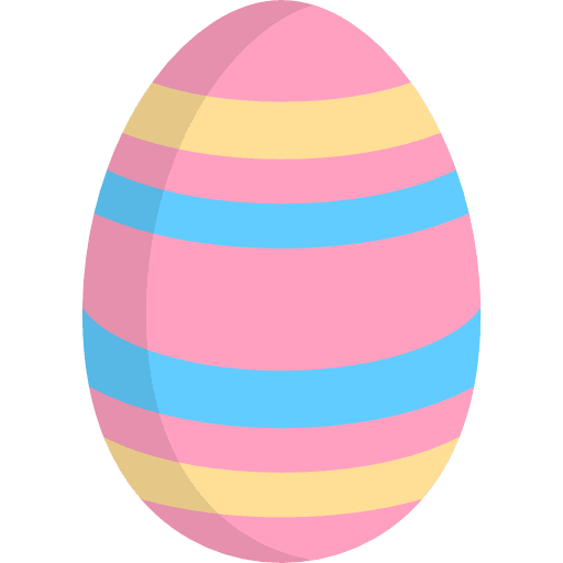 Easter egg food easter egg decoration icon