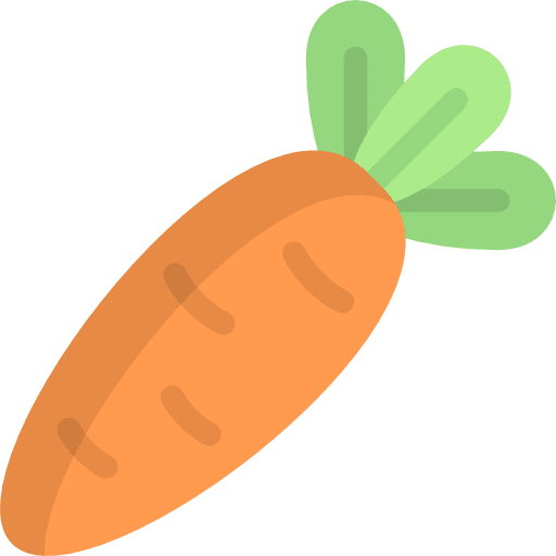 Carrot healthy food carrot vegetarian icon