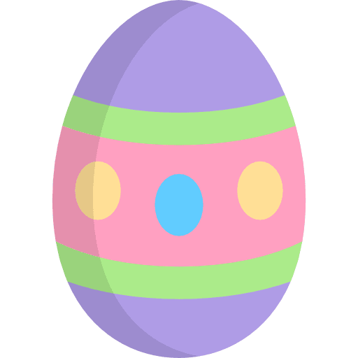 Easter egg easter food easter egg icon