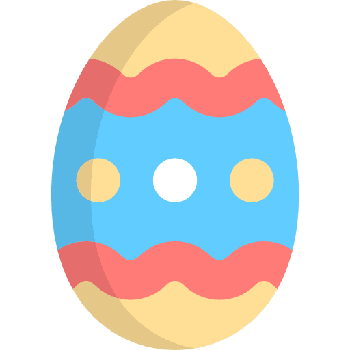 Easter egg easter food easter egg icon