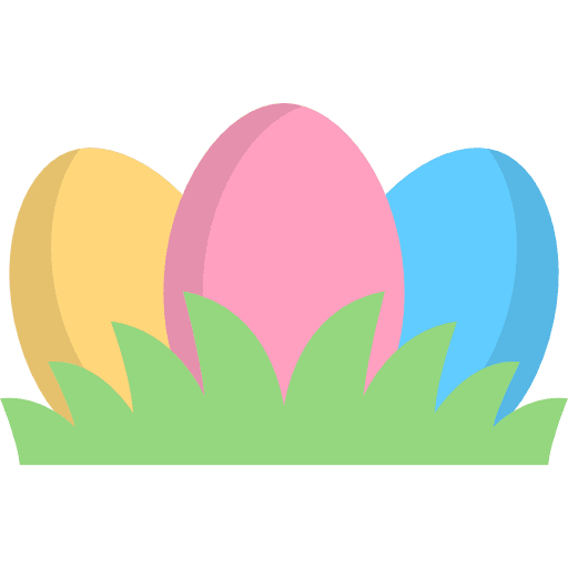 Easter eggs egg easter decoration icon