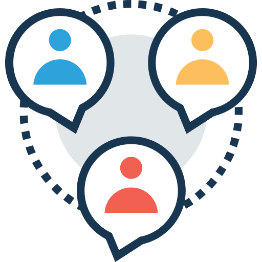 Chat multimedia speech bubble communications icon
