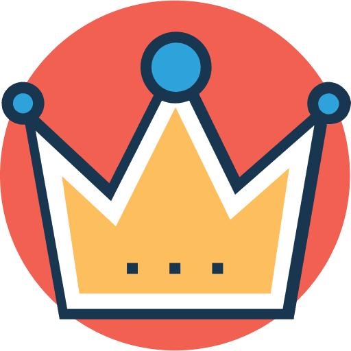 Crown tools and utensils crown seo and web icon
