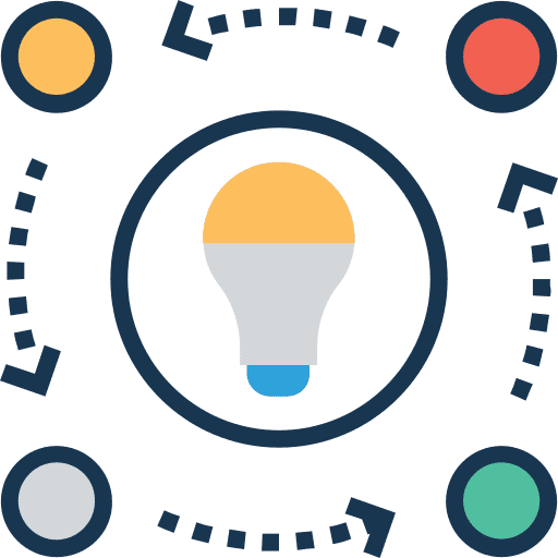 Idea illumination electricity technology icon