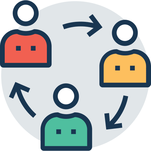 Networking team networking collaboration icon