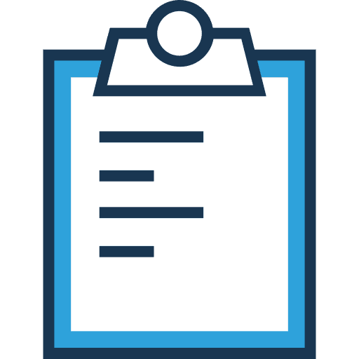 Notepad interface business and finance notebook icon