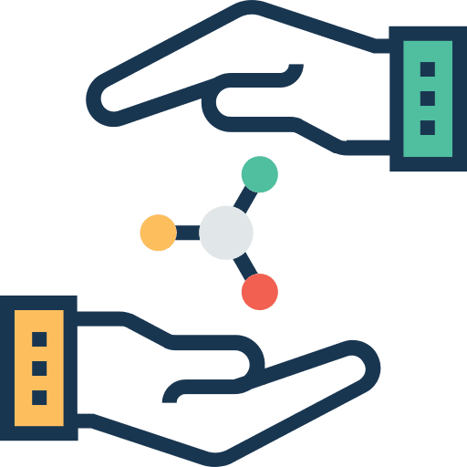 Share seo and web interface circles icon