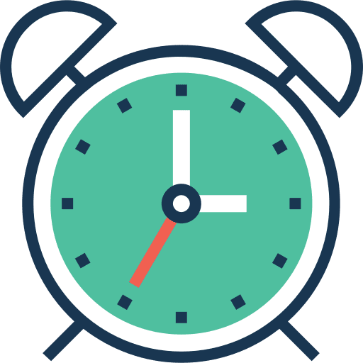 Alarm clock time alarm clock tools and utensils icon