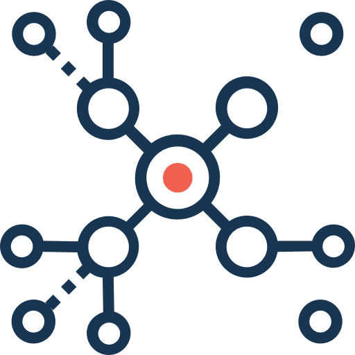 Networking network multimedia interface icon