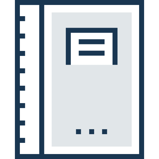Notebook notebook agenda bookmark icon
