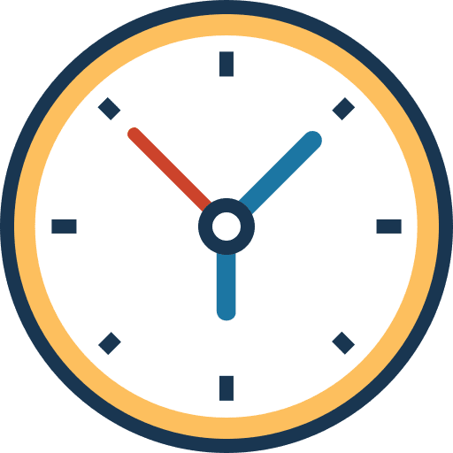 Clock time tool clock icon