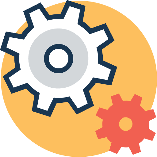 Settings settings gear seo and web icon