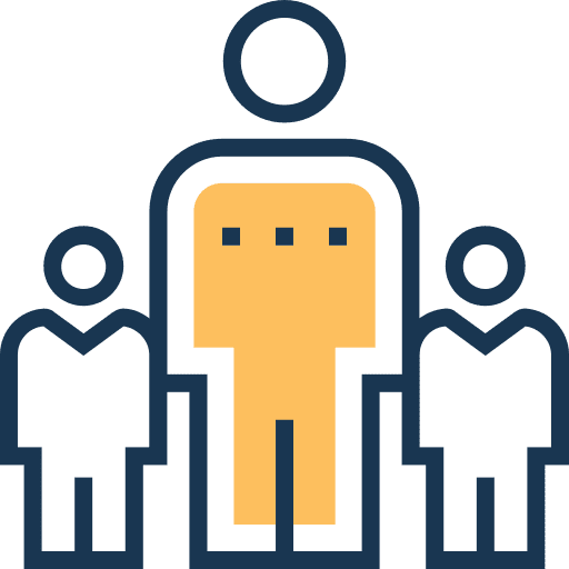 Teamwork men team group icon