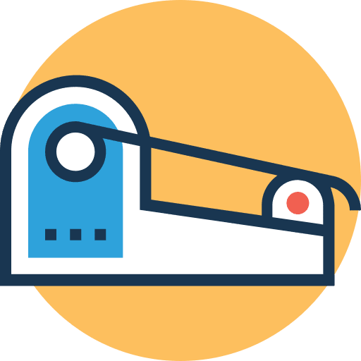 Adhesive tape school material tape office material icon