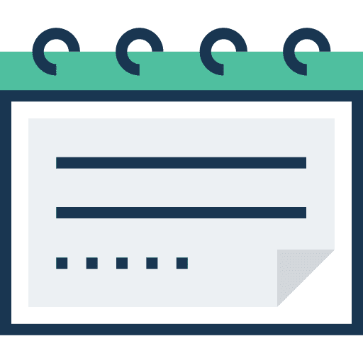 Calendar date time and date schedule icon