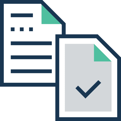 File document interface file icon
