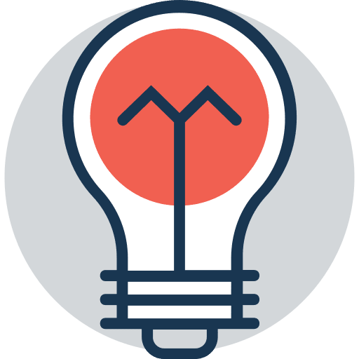 Idea idea illumination seo and web icon