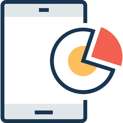 Smartphone touch screen cellphone communications icon