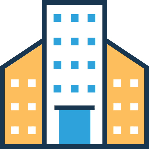 Building office architectonic town icon