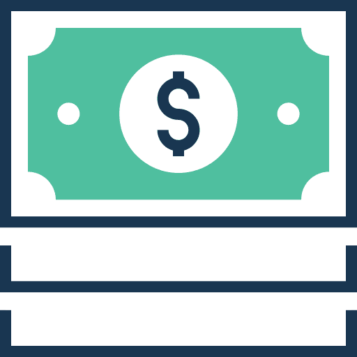 Money money business and finance notes icon