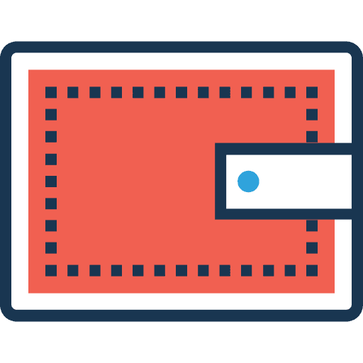 Wallet wallet business and finance card icon