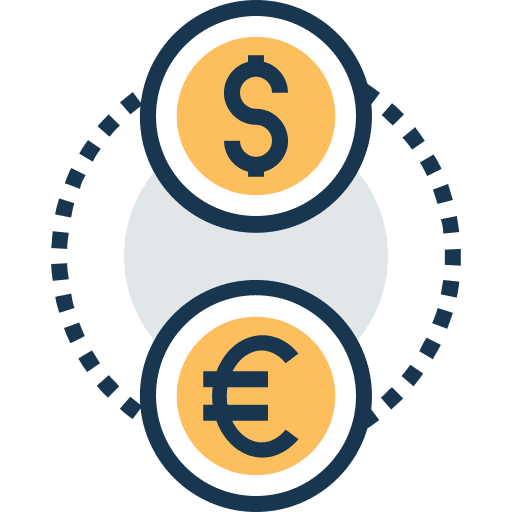 Exchange business business and finance exchange icon