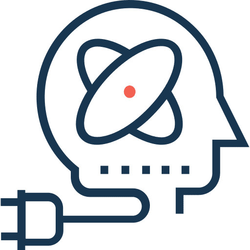 Idea thinking education seo and web icon