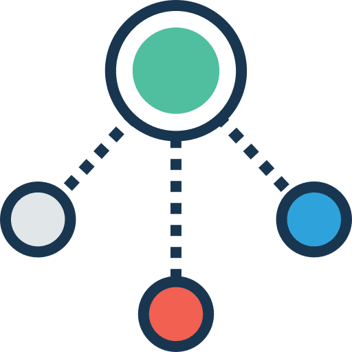 Networking share interface social media icon