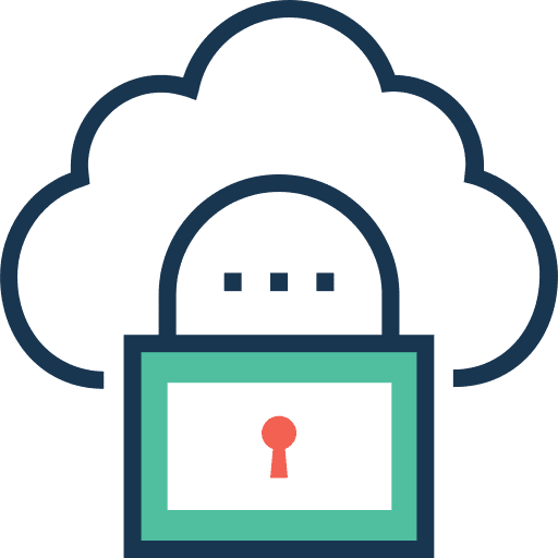 Cloud computing seo and web sky cloud computing icon
