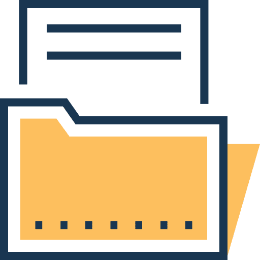 File folder document files and folders icon