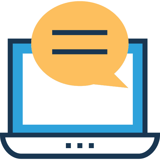 Laptop electronic computing technology icon